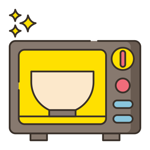 Microwaves Flaticons Lineal Color icon