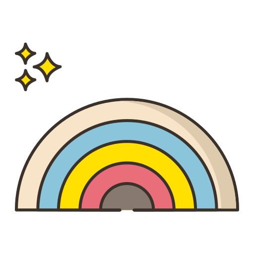 arcoiris Flaticons Lineal Color icono