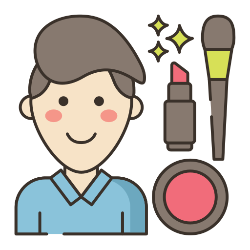 Makeup artist Flaticons Lineal Color icon