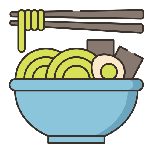 ramen Flaticons Lineal Color icona