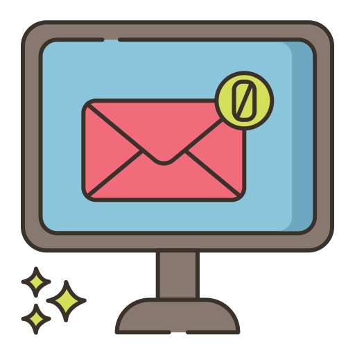 correos electrónicos Flaticons Lineal Color icono