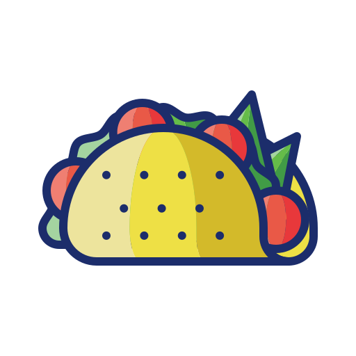 taco Flaticons Lineal Color icon