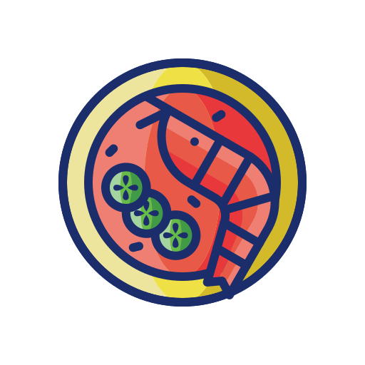 tom yum goong Flaticons Lineal Color icon