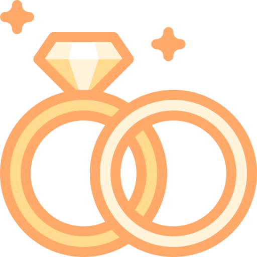 anel de diamante Detailed color Lineal color Ícone