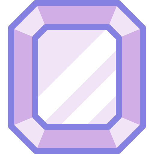 다이아몬드 Detailed color Lineal color icon