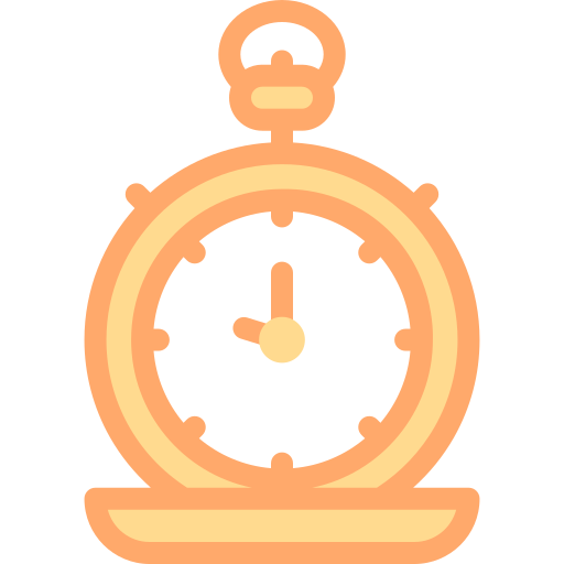 reloj de bolsillo Detailed color Lineal color icono