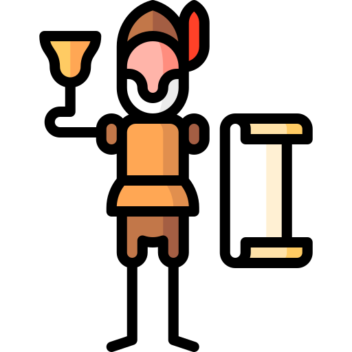 ausrufer Puppet Characters Lineal Color icon