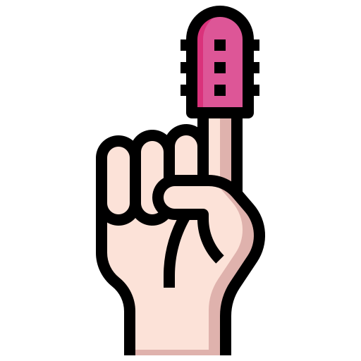 Finger Surang Lineal Color icon