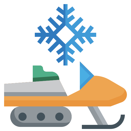 vehículo de nieve Surang Flat icono