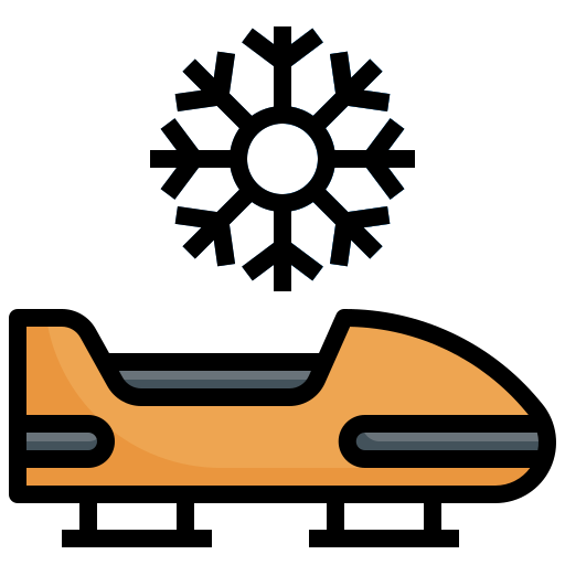 썰매 Surang Lineal Color icon