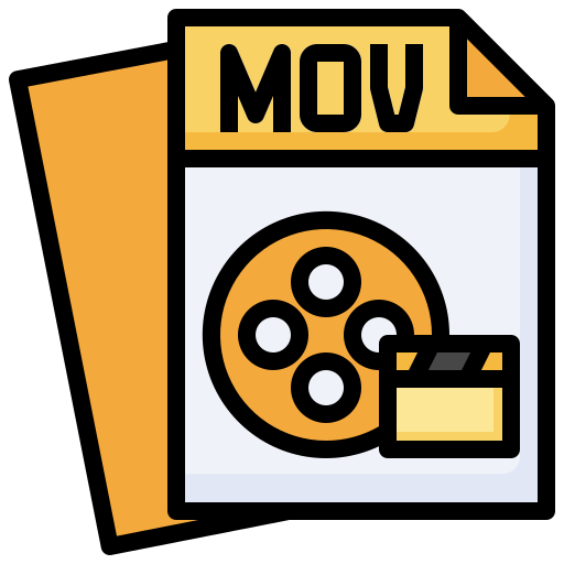 Mov file Surang Lineal Color icon