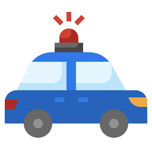 Полицейская машина Surang Flat иконка