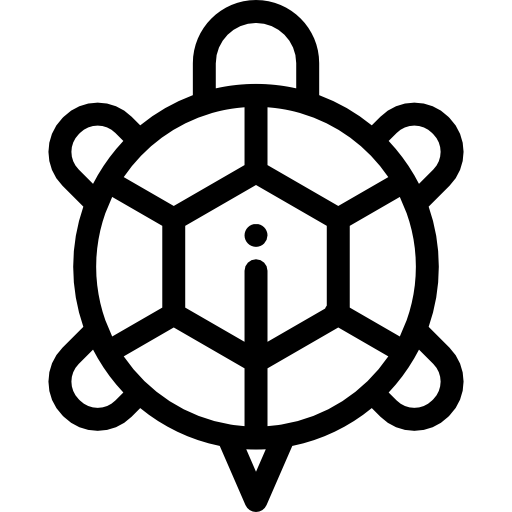 Черепаха Detailed Rounded Lineal иконка