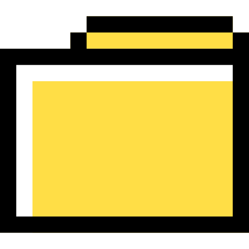 Folder Pixel Linear color icon
