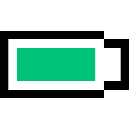 accu Pixel Linear color icoon