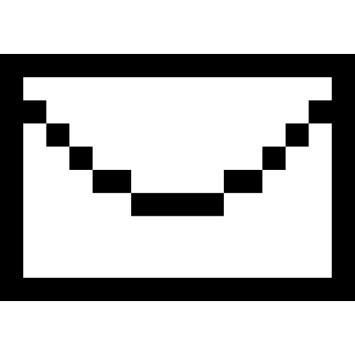Электронное письмо Pixel Outline иконка