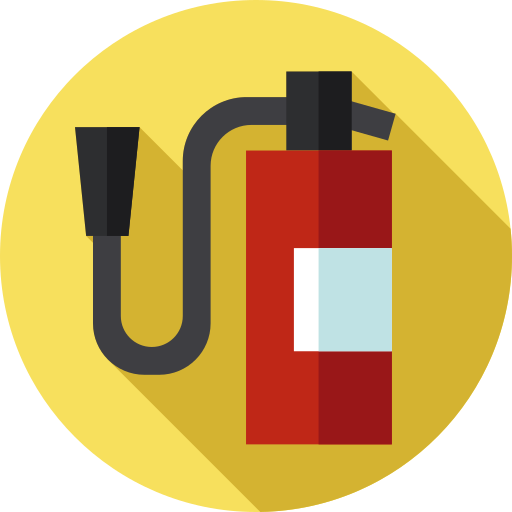 Fire extinguisher Flat Circular Flat icon