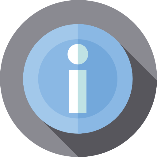 information Flat Circular Flat icon