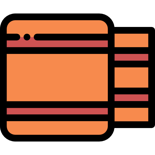 Cloth Detailed Rounded Lineal color icon