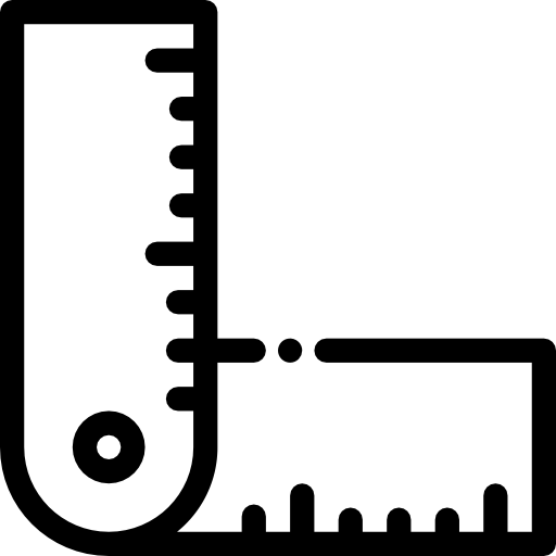 ルーラー Detailed Rounded Lineal icon