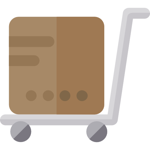 trolley Basic Rounded Flat icoon
