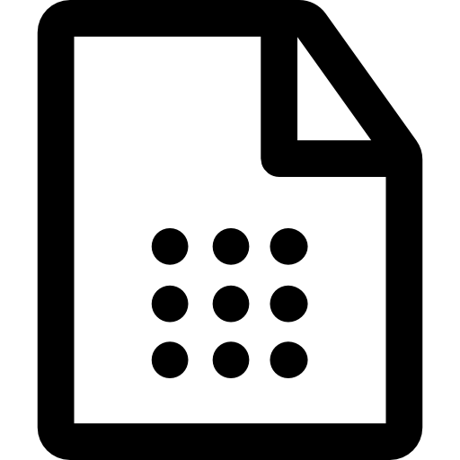 plik Basic Rounded Lineal ikona