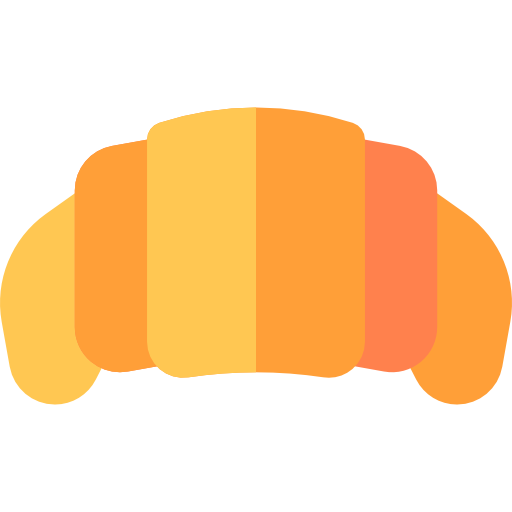 クロワッサン Basic Rounded Flat icon