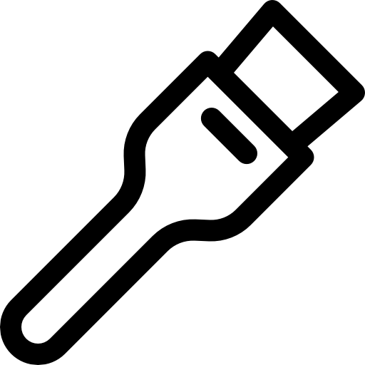 pennello da pasticceria Basic Rounded Lineal icona