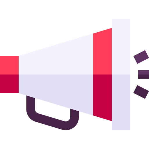 Megaphone Basic Straight Flat icon