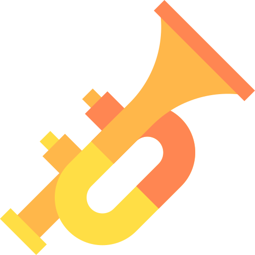 Trumpet Basic Straight Flat icon