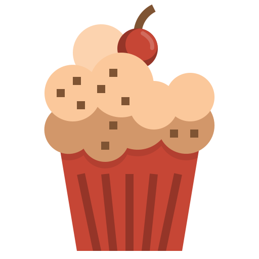 Cupcake Surang Flat icon
