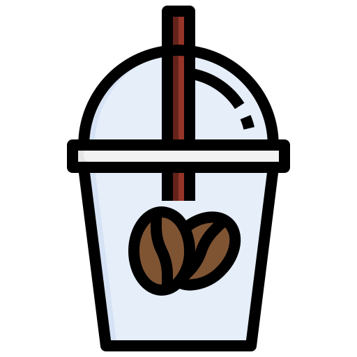 eis kaffee Surang Lineal Color icon