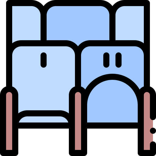 theater Detailed Rounded Lineal color icon