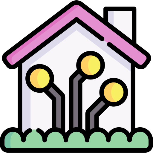Smart house Special Lineal color icon