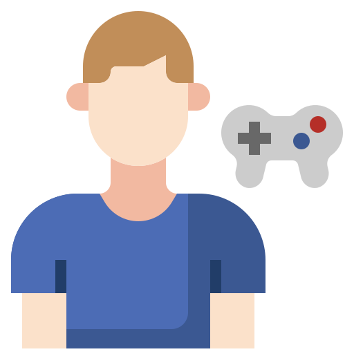 Gamer Surang Flat icon