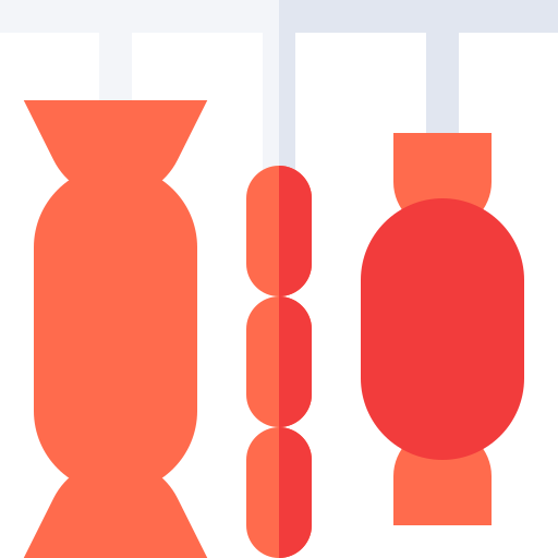 Sausage Basic Straight Flat icon