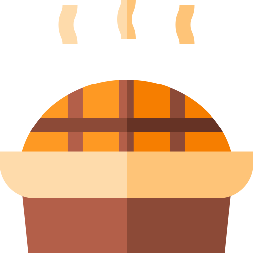 Pie Basic Straight Flat icon