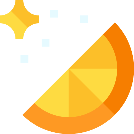 fruta confitada Basic Straight Flat icono