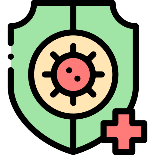 ウイルス Detailed Rounded Lineal color icon
