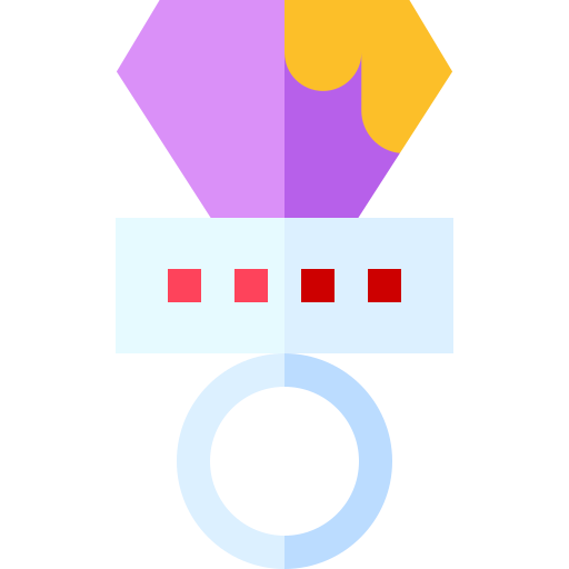 anillo pop Basic Straight Flat icono