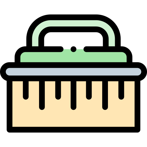 Cleaning brush Detailed Rounded Lineal color icon