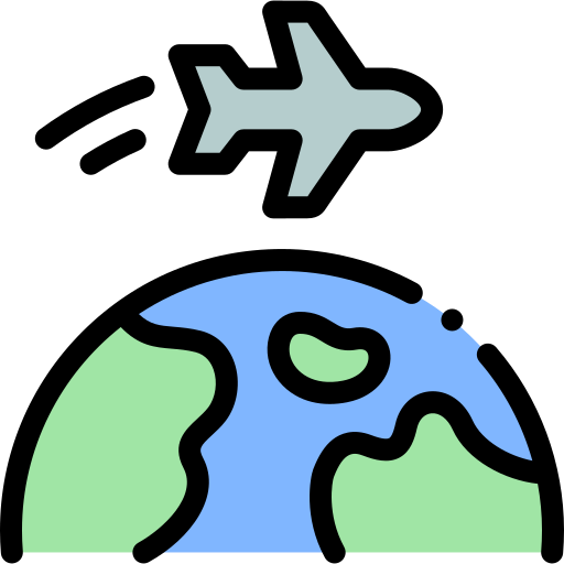 旅行 Detailed Rounded Lineal color icon