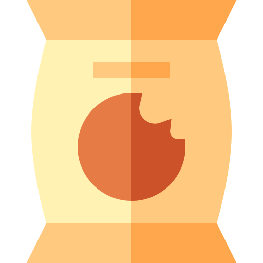 snacks Basic Straight Flat icon