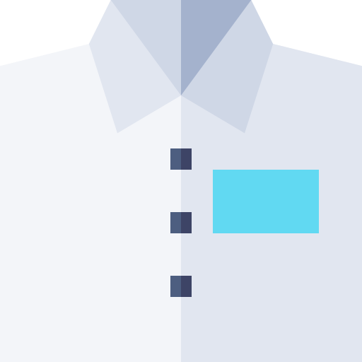 Shirt Basic Straight Flat icon