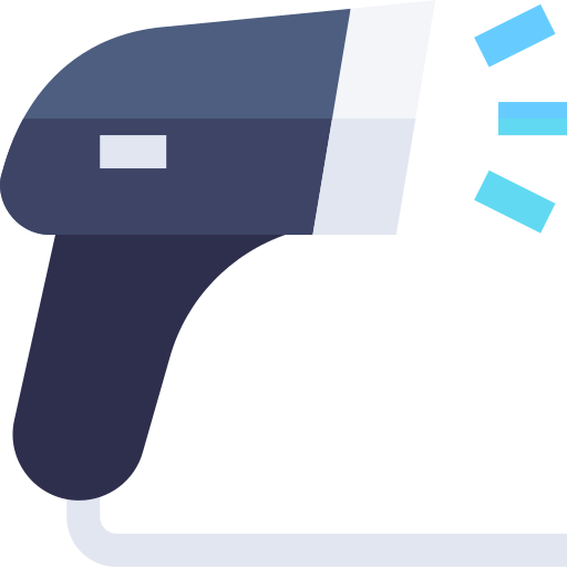 Сканер штрих-кода Basic Straight Flat иконка