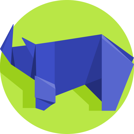 Rhino Detailed Flat Circular Flat icon