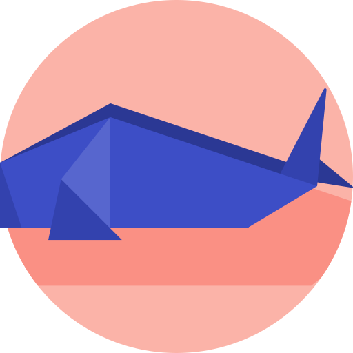 baleine Detailed Flat Circular Flat Icône