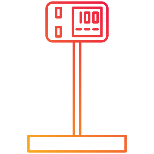 Weight scale Generic Gradient icon