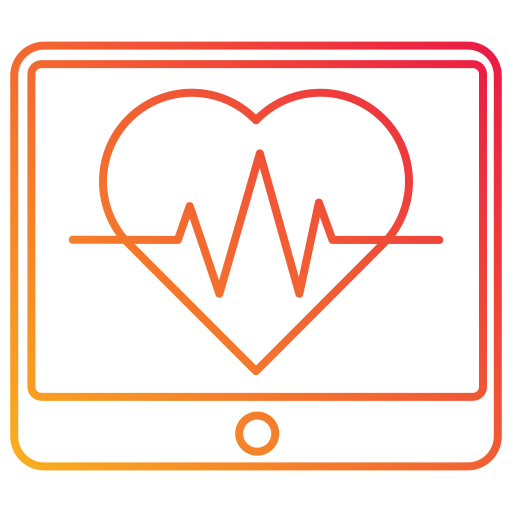 cardiofrequenzimetro Generic Gradient icona