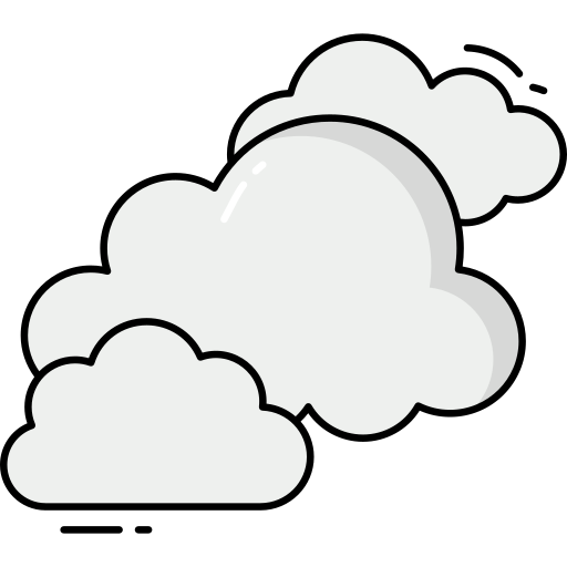 wolken Generic Outline Color icon